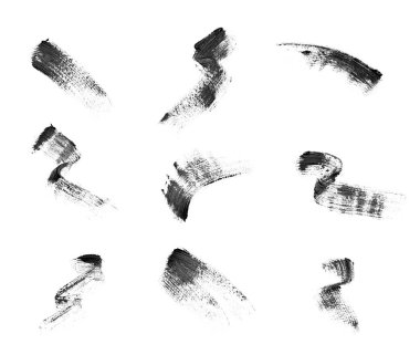 Beyaz arkaplanda rimelin kapağını kapat