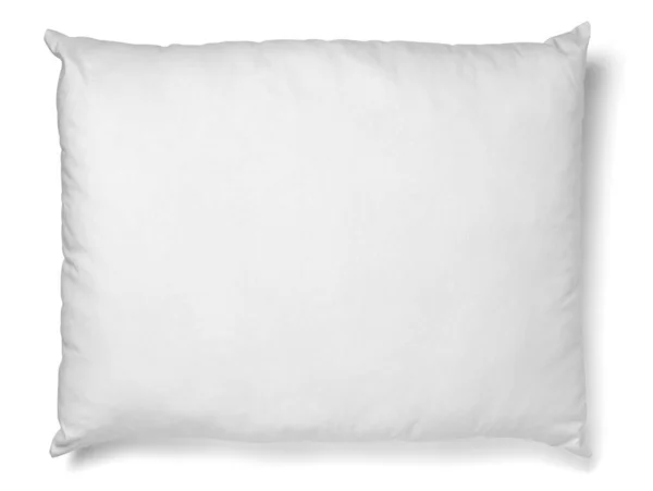 Close White Pillow White Background — Stock Photo, Image