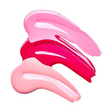 Beyaz arkaplanda bir tırnak cilası damlasını kapat