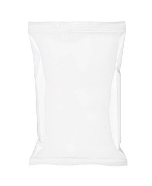 Beyaz arka planda çeşitli kağıt ve alüminyum poşetleri kapatın. Her biri ayrı ayrı çekiliyor.