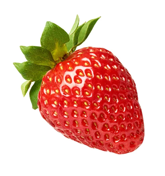 Close Strawberry White Background — Stock Photo, Image