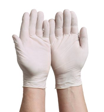 Lateks eldiven koruma virüsü korona koronavirüs hastalığı salgını sağlık hijyen eli