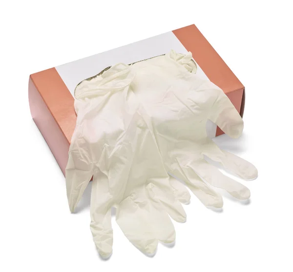Latex glove protective protection virus corona coronavirus epidemic disease medical health hygiene — Stock Photo, Image