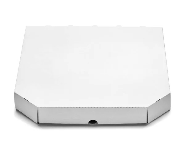 Caja de pizza paquete de entrega de cartón de comida — Foto de Stock