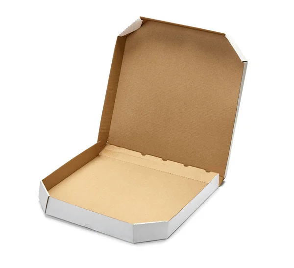 Caja de pizza paquete de entrega de cartón de comida — Foto de Stock