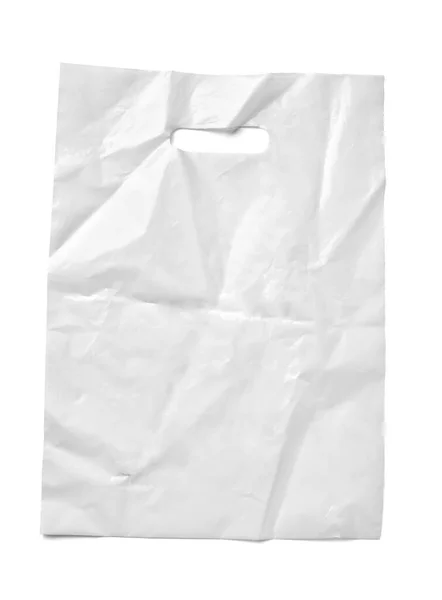 Plastic bag white shopping carry polluion environment — Stock Photo, Image