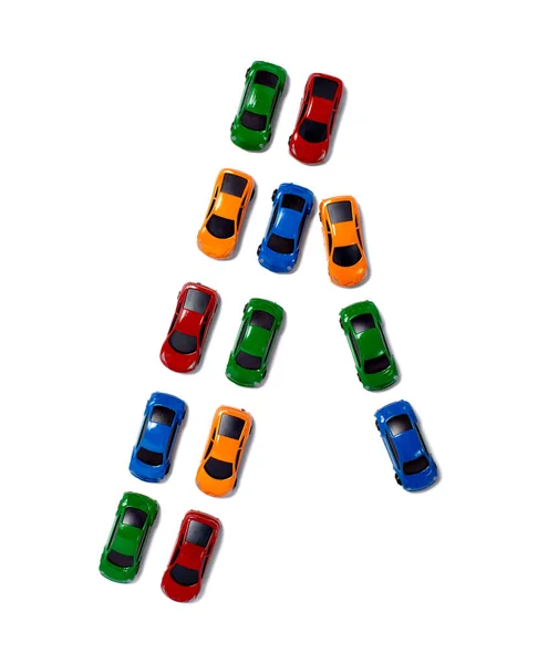 Juguete coche niño niño niño accidente tráfico auto transporte automóvil accidente vehículo — Foto de Stock