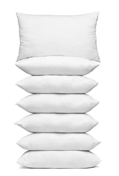 White pillow bedding sleep — Stock Photo, Image