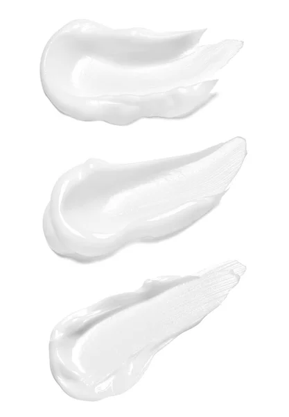 Crème blanche beauté hygiène lotion soin de la peau — Photo