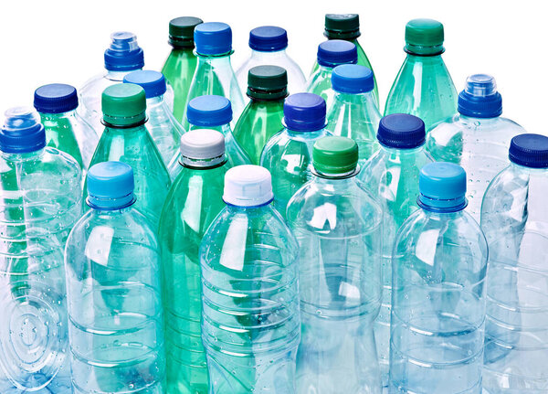 plastic bottle empty transparent recycling container water environment drink garbage beverage