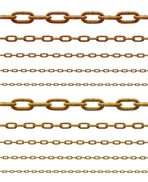 Chain link metal steel — Stock Photo, Image