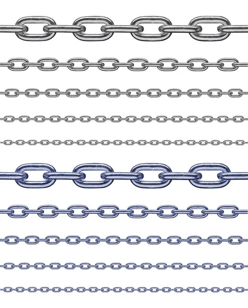 Chain link metal steel — Stock Photo, Image