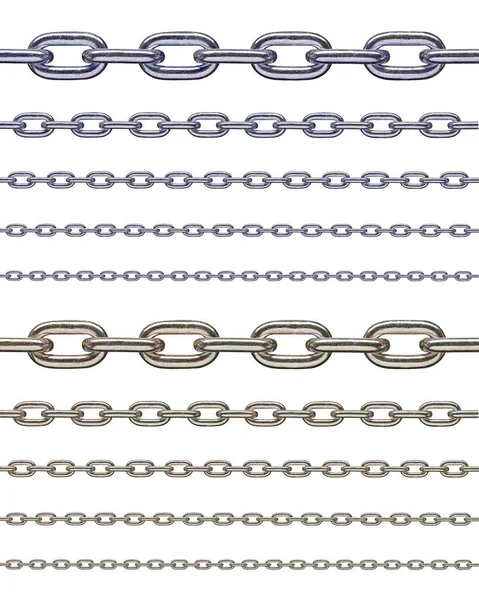 Chain link metal steel — Stock Photo, Image