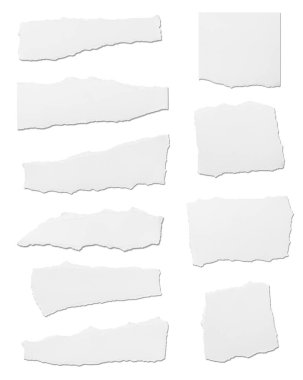 beyaz kağıt yırtılmış ileti