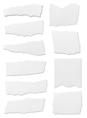 beyaz kağıt yırtılmış ileti