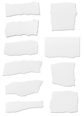 beyaz kağıt yırtılmış ileti