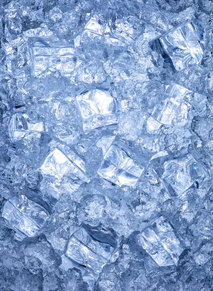 Eiswürfel Hintergrund kühles Wasser einfrieren — Stockfoto