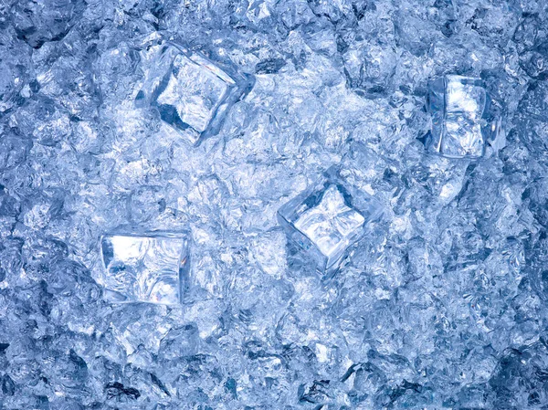 Hielo cubo fondo agua fría congelación — Foto de Stock