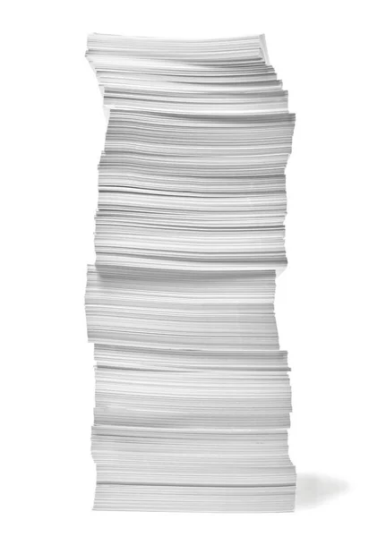 Paper stack pile office paperwork busniess education — Stock Photo, Image