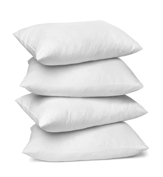 White pillow bedding sleep — Stock Photo, Image