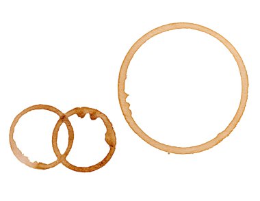 Kahve lekeli içecek.