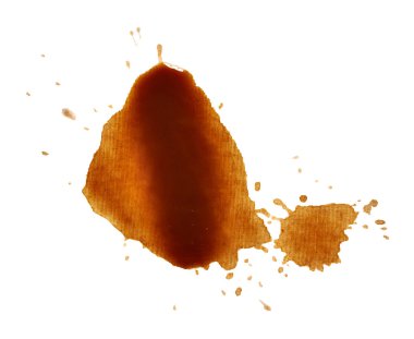 Kahve lekeli içecek.