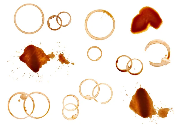 Coffee stain fleck drink beverage — Stock Photo, Image