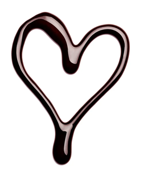 Schokolade Herz Liebe Valentinstag — Stockfoto