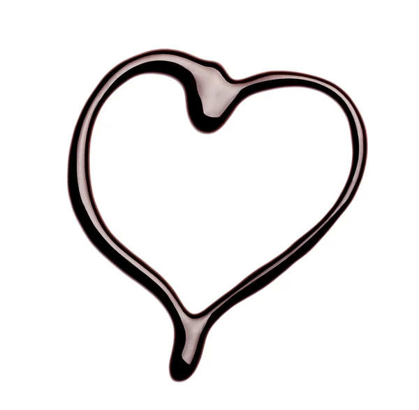 Chocolat coeur amour Saint Valentin — Photo