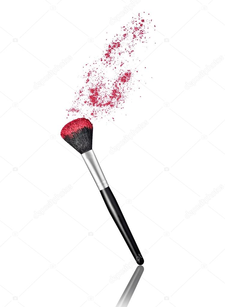 powder brush make up beauty