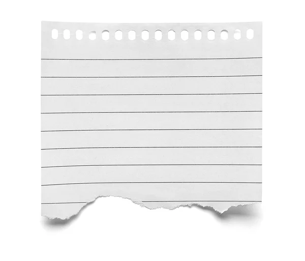 Stuk papier opmerking Kladblok — Stockfoto