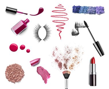 Güzellik ruj oje sıvı toz maskara kalem yapmak