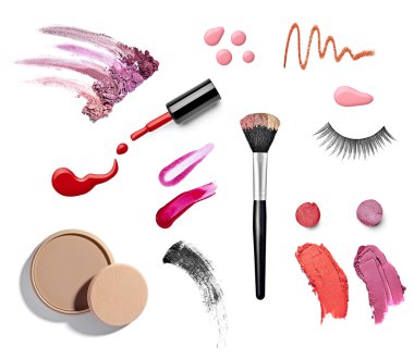 Güzellik ruj oje sıvı toz maskara kalem yapmak