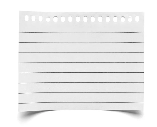 Pedazo de papel bloc de notas — Foto de Stock
