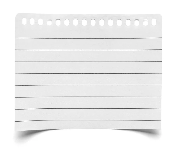 Piece of paper note notepad — Stock Photo, Image