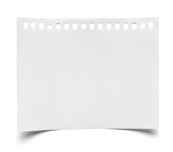 Piece of paper note notepad — Stock Photo, Image