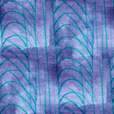 Dikişsiz desen watercolortexture arka plan duvar kağıdı mavi gre