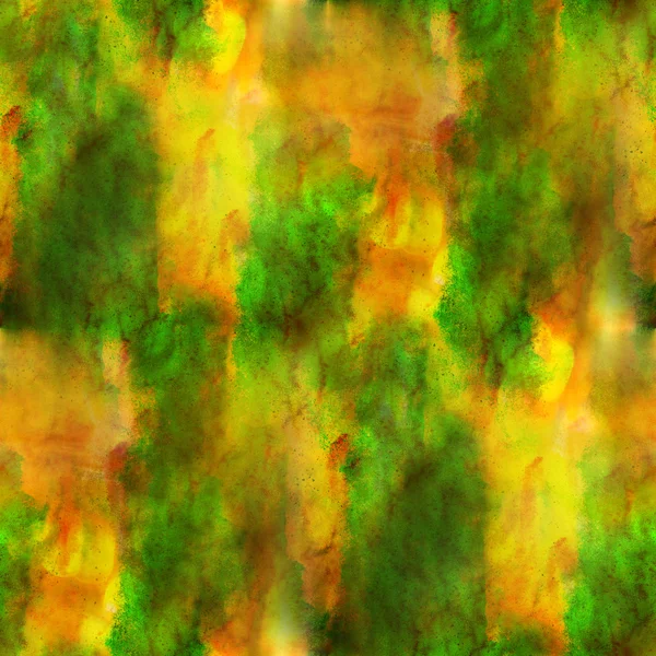 Sztuka zielony, brązowy tło tekstura akwarela bezszwowe streszczenie — Zdjęcie stockowe