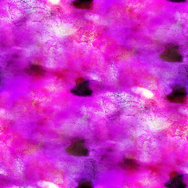 艺术宏紫色污渍，水彩的无缝纹理漆 wallp — 图库照片
