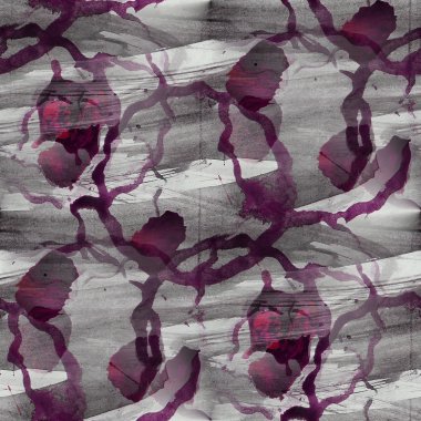 Sanat mor, siyah sanatçı palet resim çerçeve grafik seaml