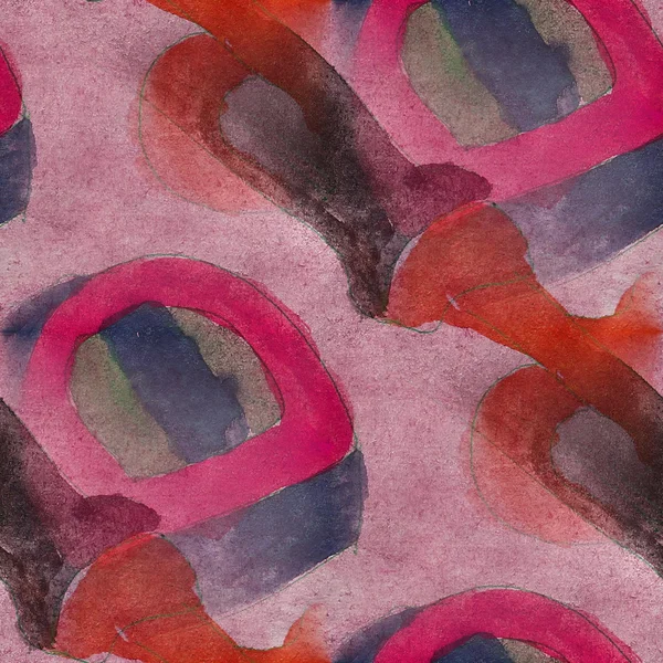 Künstler nahtlose rosa, dunkelblaue Kubismus-Abstinenz-Tapete — Stockfoto