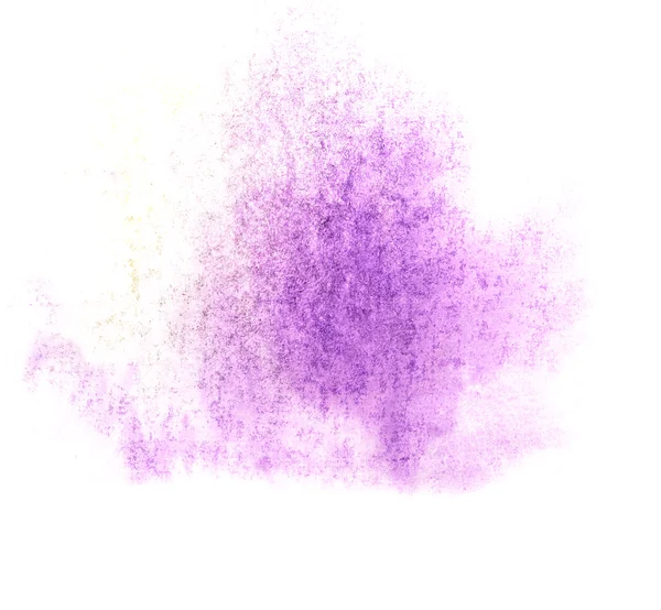 Arte púrpura acuarela tinta pintura mancha acuarela salpicadura colorido — Foto de Stock