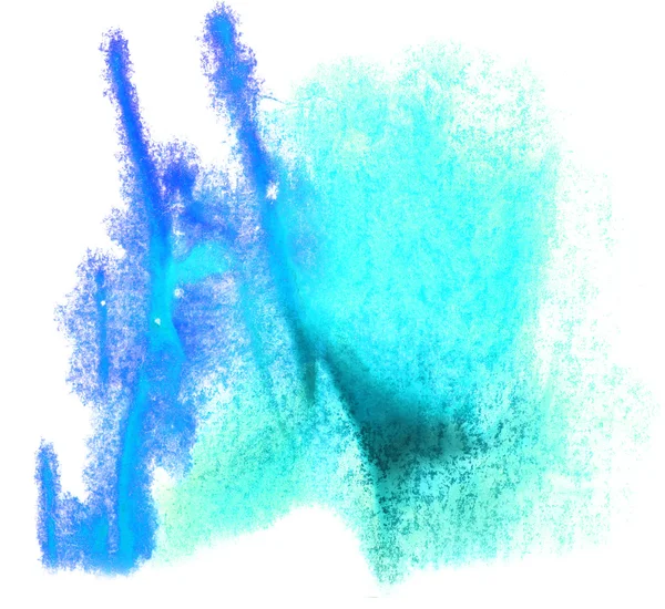 Sztuka malowania akwarela atrament niebieski kropelka akwarela rozchlapać kolorowy s — Zdjęcie stockowe