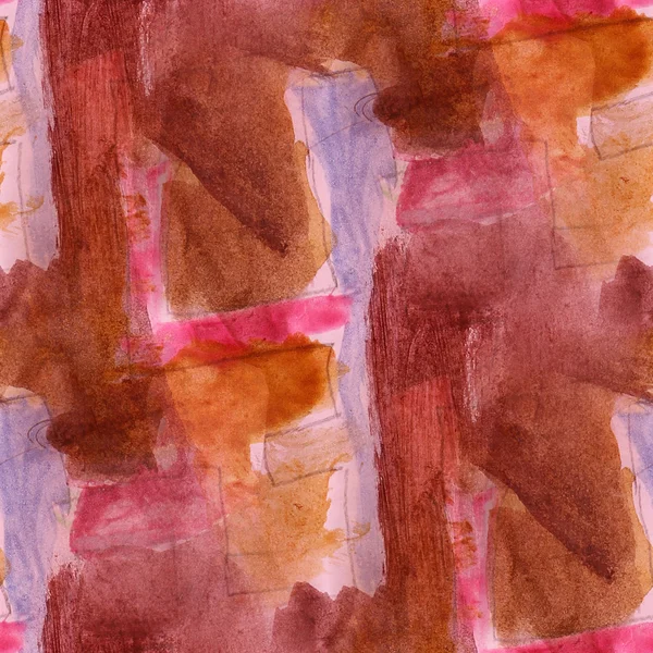 Kubizm streszczenie brązowy, różowy sztuka tekstura akwarela tapeta ar — Zdjęcie stockowe