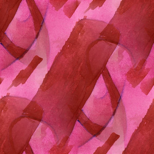 Paleta grafických bezproblémové hnědé, růžové styl textura akvarel — Stock fotografie