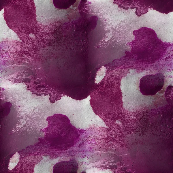 Akvarell textur violett, vit bakgrund tapeter sömlös — Stockfoto
