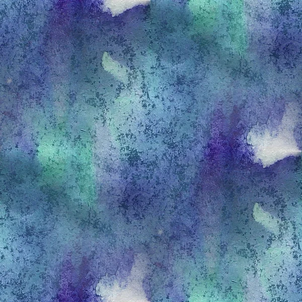 Aquarel textuur donkerblauw, witte achtergrond wallpaper seamle — Stockfoto