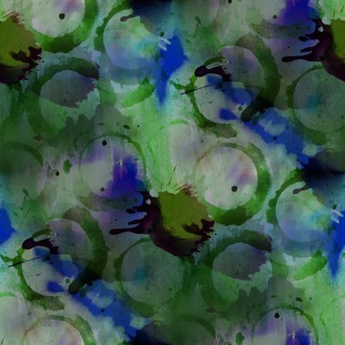 Çağdaş mavi ve sarı avant-garde sorunsuz duvar kağıdı el