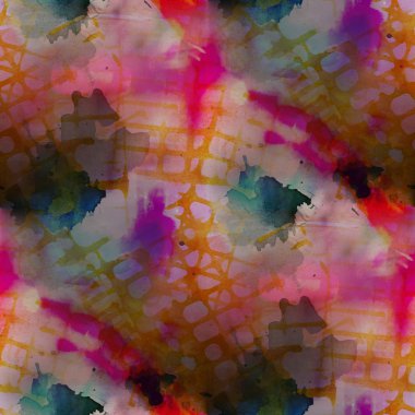 çağdaş pembe, turuncu avant-garde sorunsuz duvar kağıdı el-dr