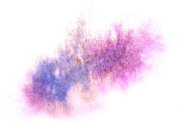 Art  watercolor blue, purple ink paint blob watercolour splash c — Stock Photo, Image